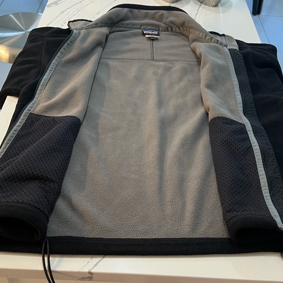 Patagonia Synchilla Black Fleece Zip Up Men's Jacket size L - Picture 15 of 16